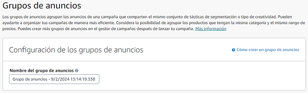 Grupos de anuncios